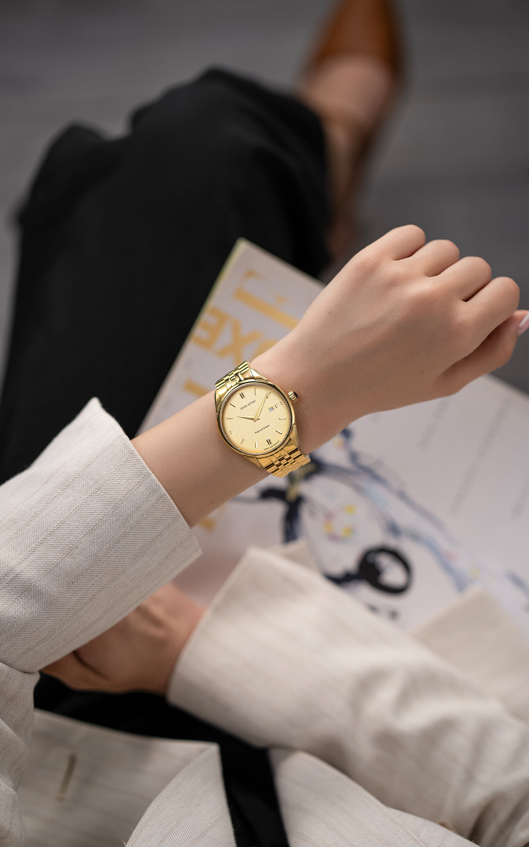 Piazza di Spagna, Roma - President Bracelet / Swiss Movement.