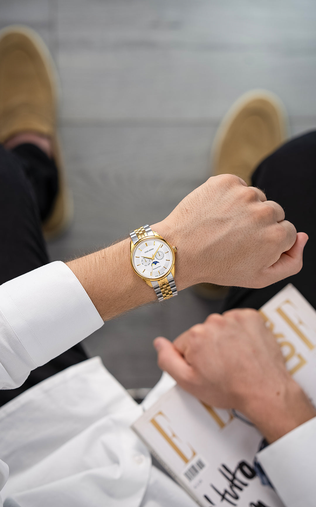 Fontana di Trevi, Roma - President Bracelet / Swiss Movement