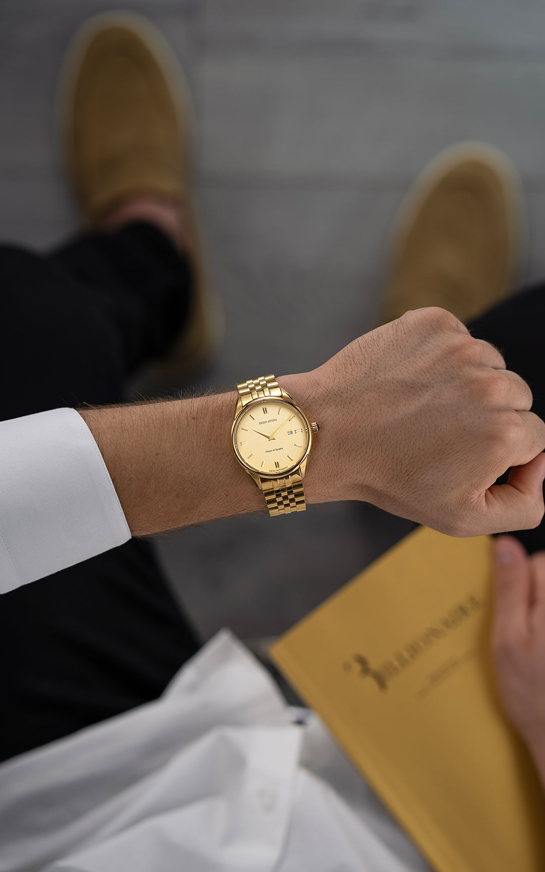 Piazza di Spagna, Roma - President Bracelet / Swiss Movement