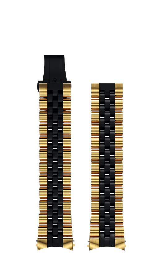 President bracelet, Gold - Black