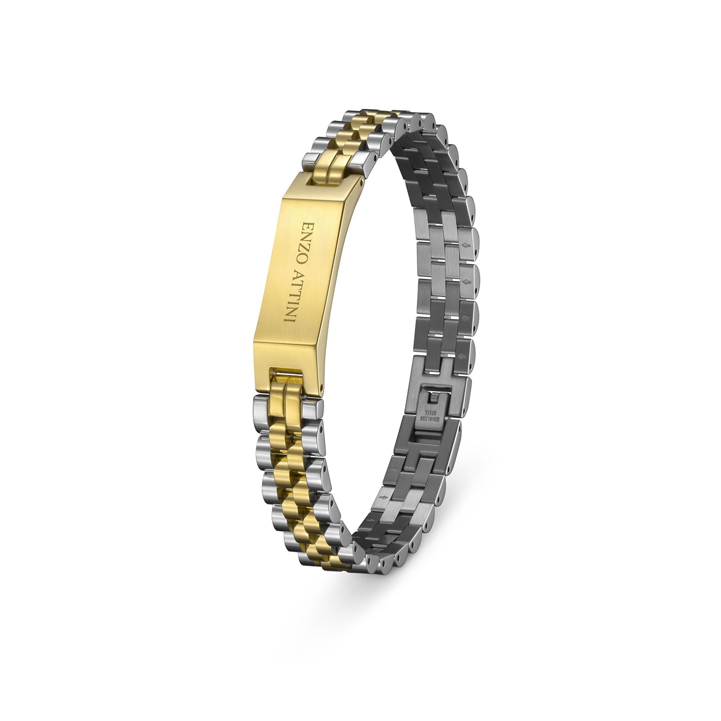 "Colosseo di Roma " - President Bracelet / Silver Gold.