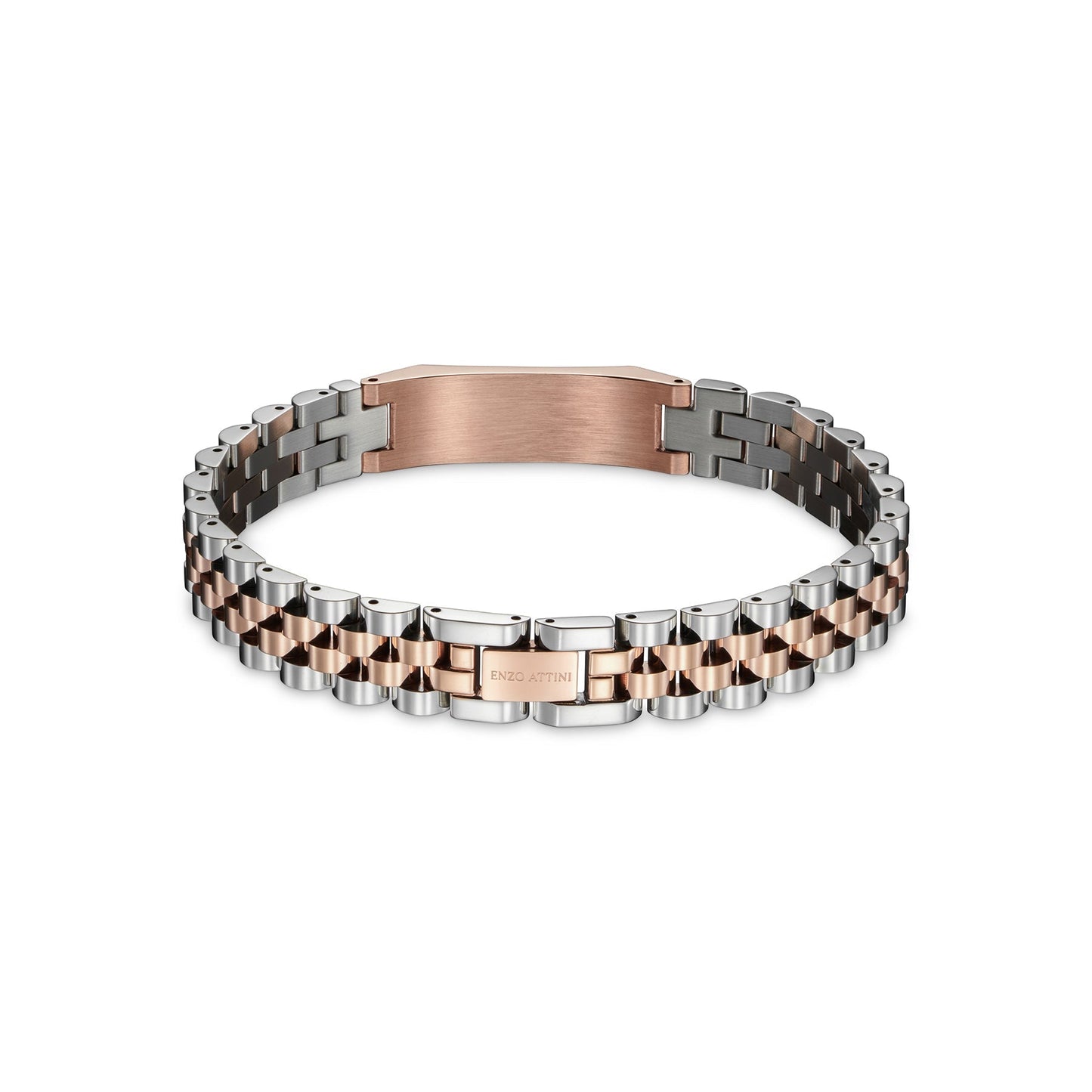 "Romeo e Giulietta " - President Bracelet / Silver & Rose Gold