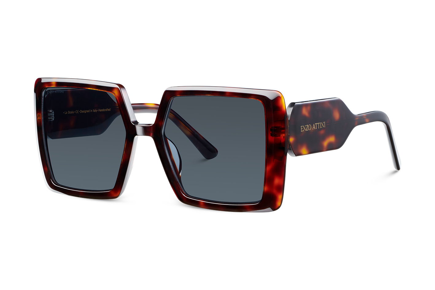 La Scala / Tortoise Red + Dark Black Lens.