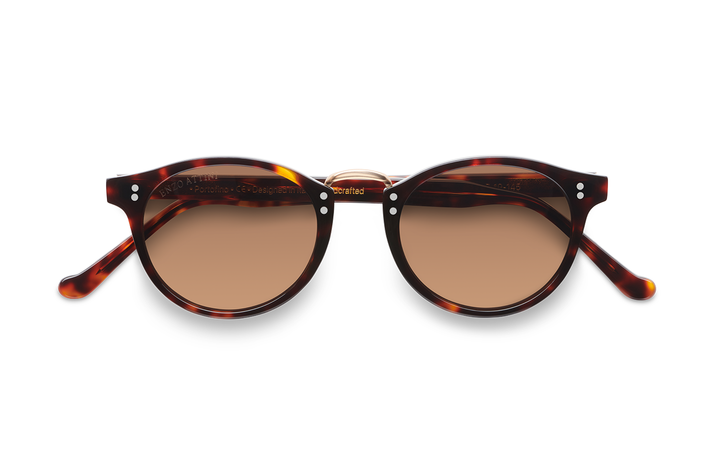 Portofino / Tortoise Red + Dark Brown Lens