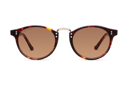 Portofino / Tortoise Red + Dark Brown Lens