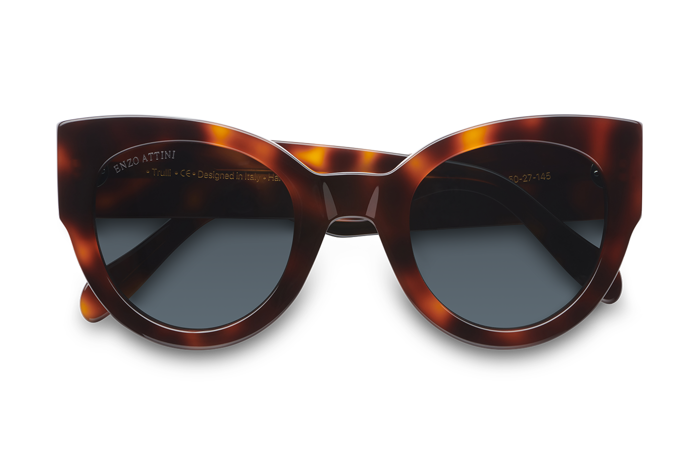 Trulli / Tortoise Red + Dark Black Lens.